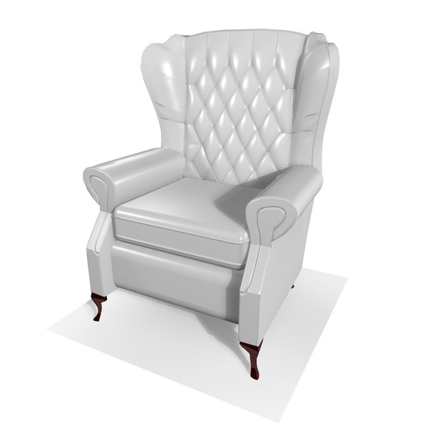 classic 3 piece chairs 3d model - CLASSIC CHAIR 3 PIECE SET by Carrara1